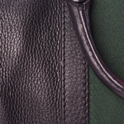 Gucci Calfskin Vintage Web Medium Boston Black 19 of 19