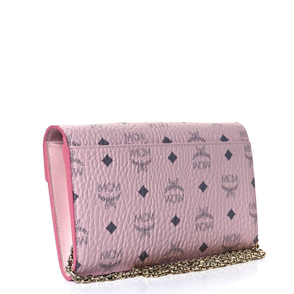 MCM Visetos Medium Patricia Wallet On Chain Soft Pink 2 of 6