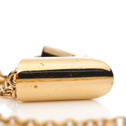 Louis Vuitton Essential V Necklace Gold 7 of 8