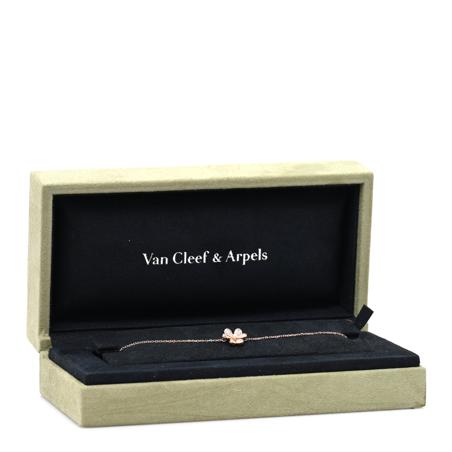 18K Rose Gold Diamond Mini Frivole Pave Bracelet