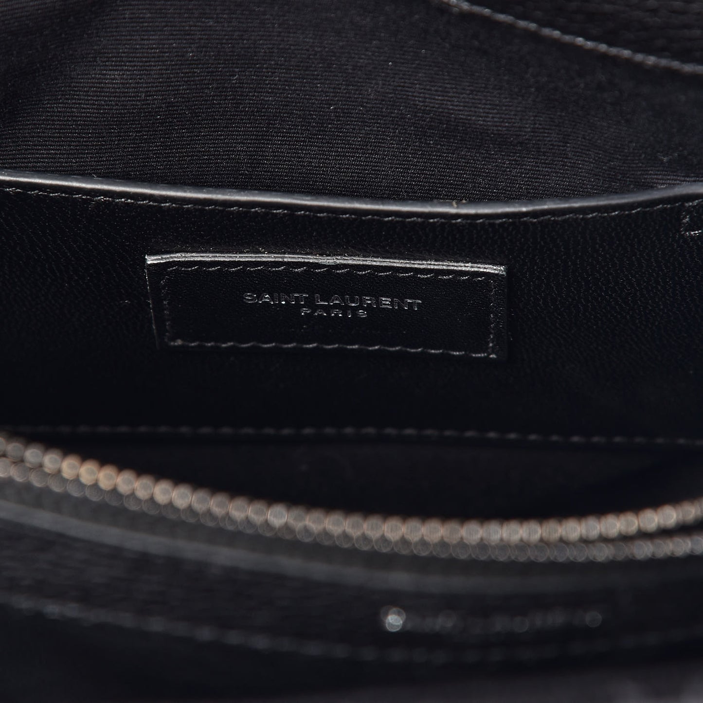 Calfskin Mixed Matelasse Triquilt Large Monogram Envelope Satchel Black White