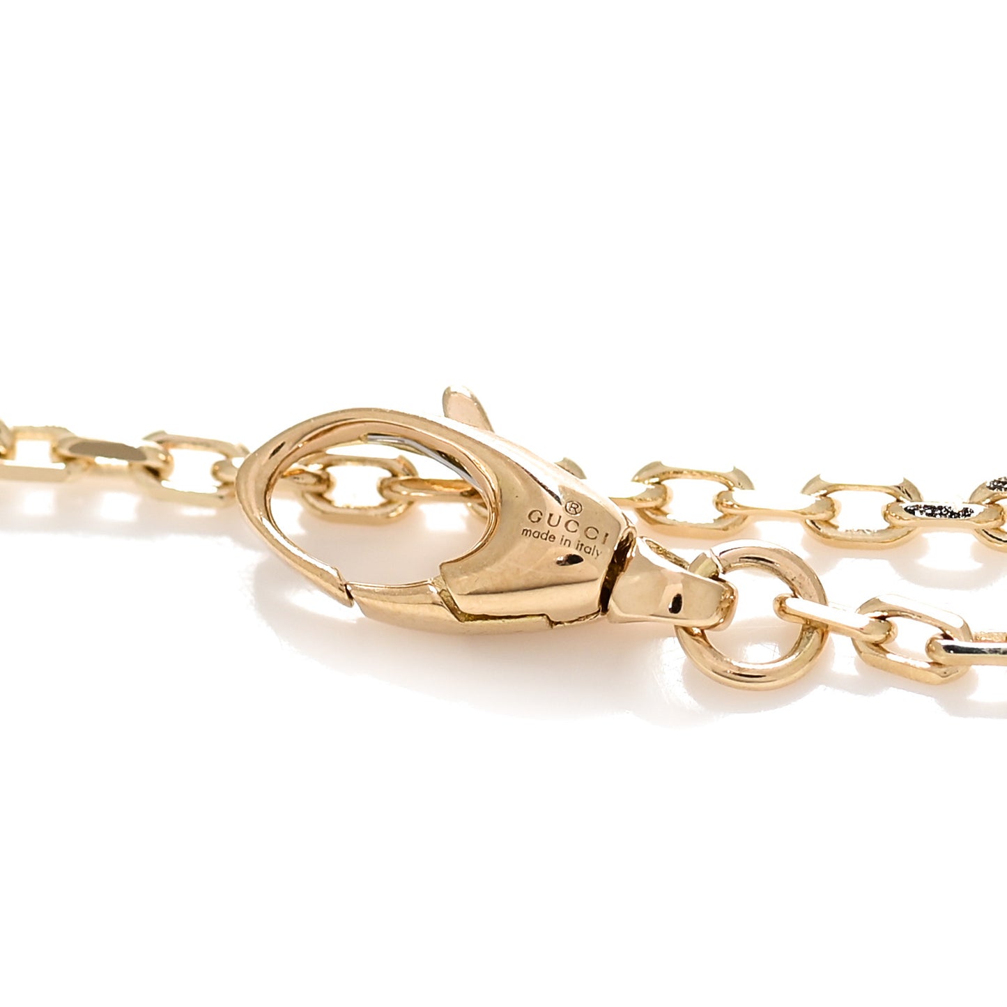 18K Yellow Gold Interlocking G Chain Bracelet