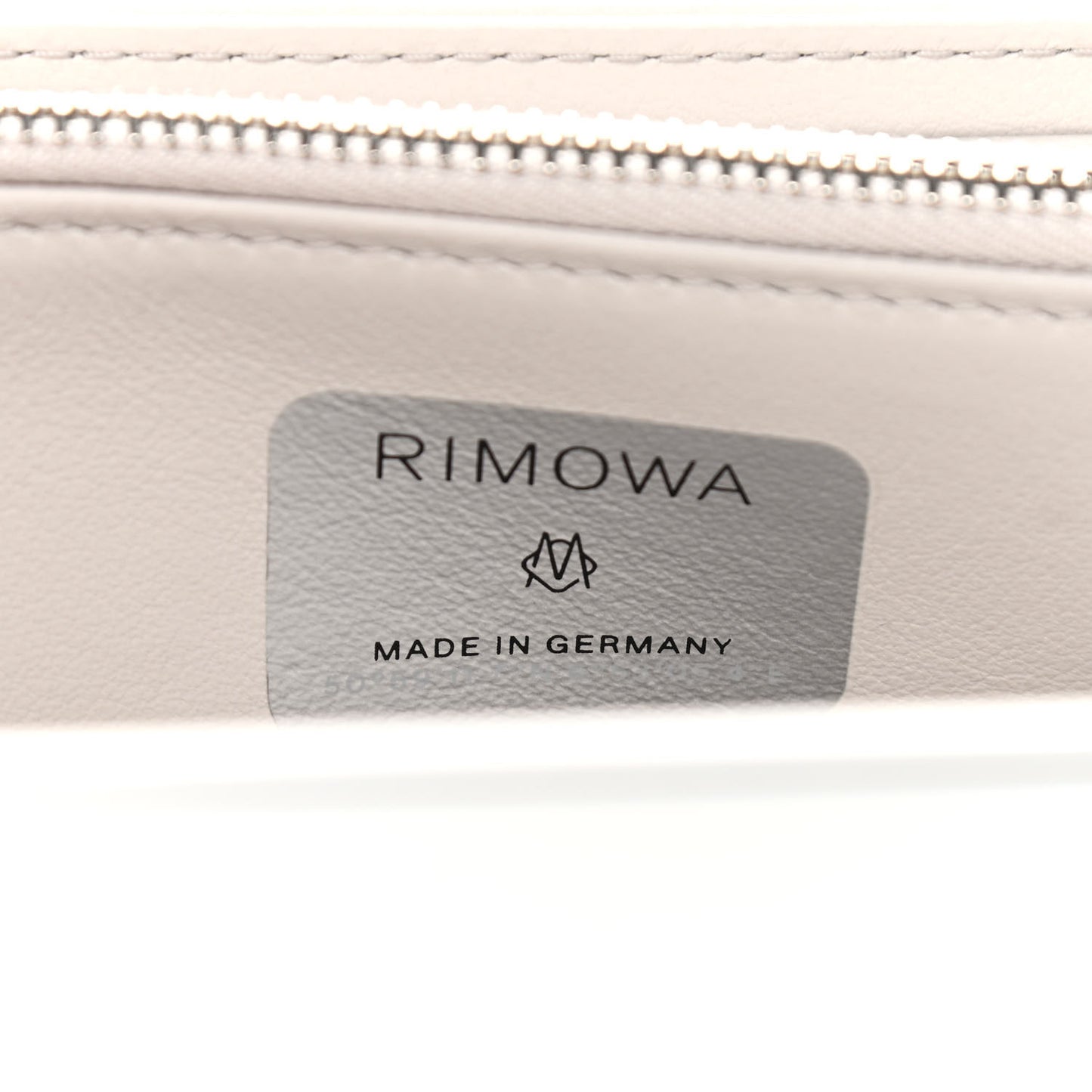 X RIMOWA Aluminum Personal Clutch On Strap Silver