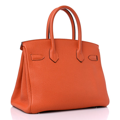 Hermes Togo Birkin 30 Feu 2 of 17