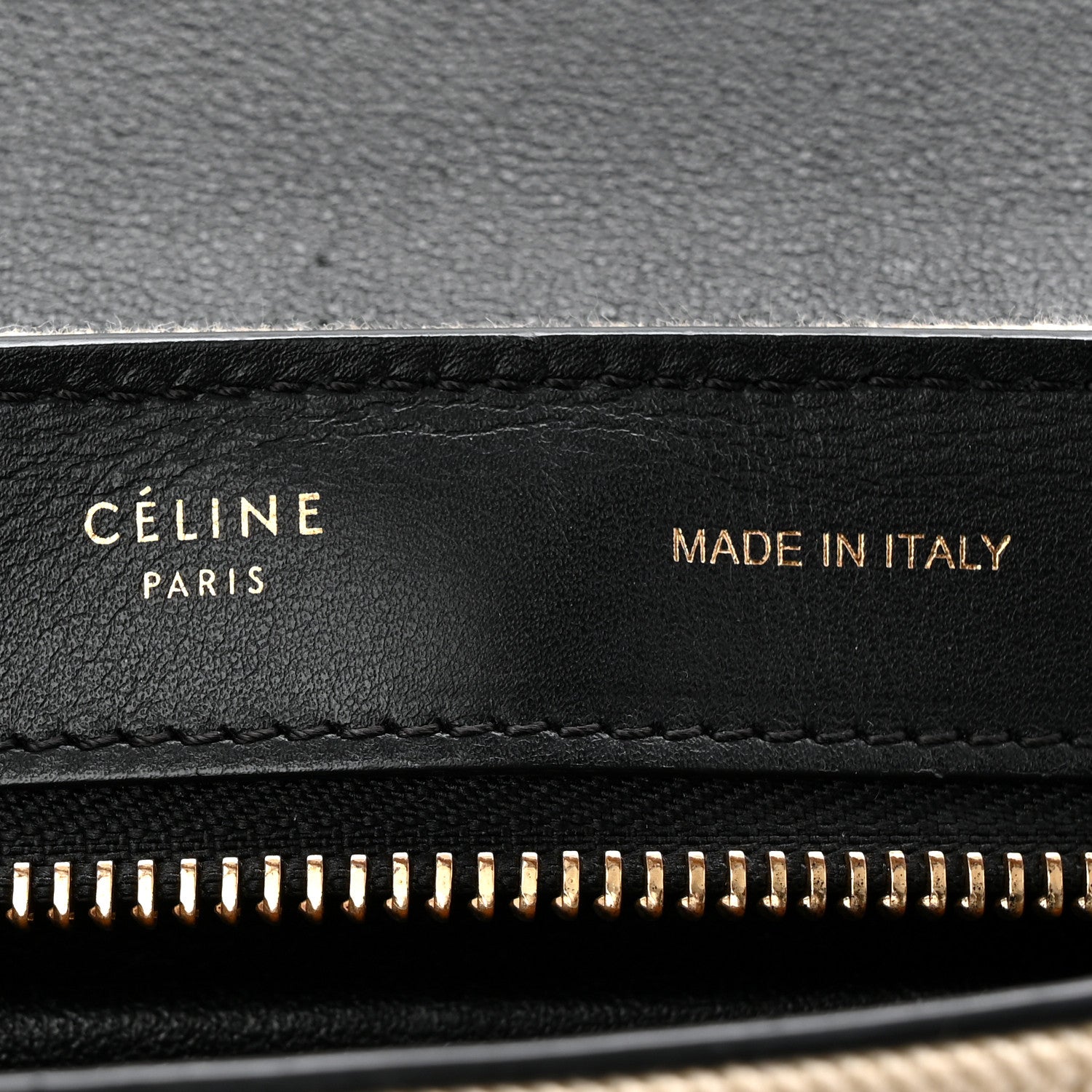 Celine Smooth Calfskin Linen Small Tri-Color Trapeze Orange 6 of 10