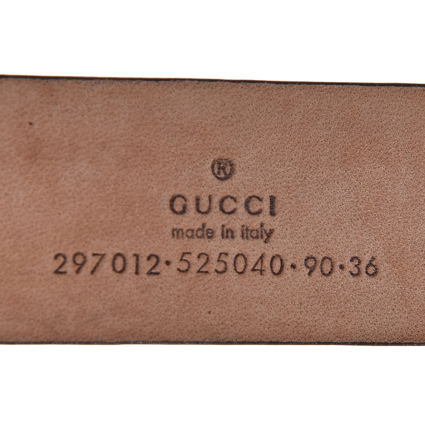 Microguccissima Belt 90 36 Dark Brown
