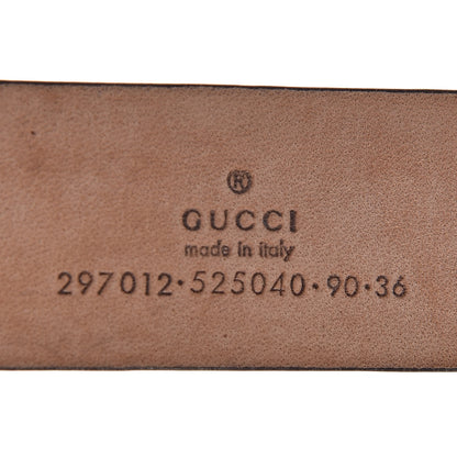 Gucci Microguccissima Belt 90 36 Dark Brown 5 of 5