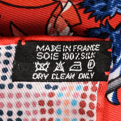 Hermes Silk Fleurs D'Ecosse Scarf 90 8 of 8