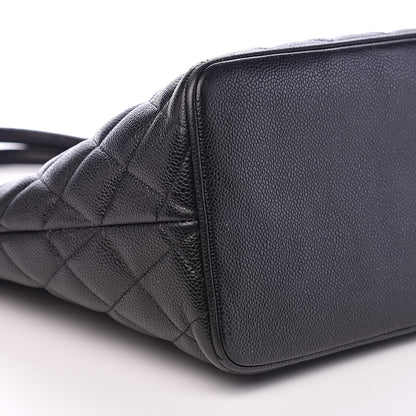 Chanel Caviar Medallion Tote Black 8 of 15