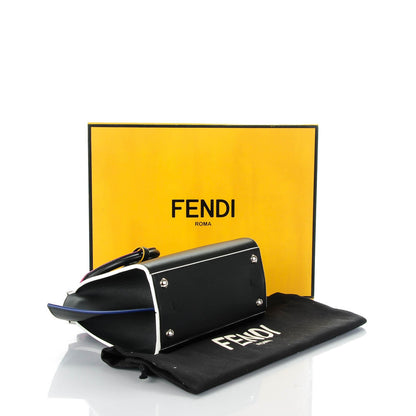 Fendi Vitello Dolce Mini 3Jours Tote Black 4 of 7