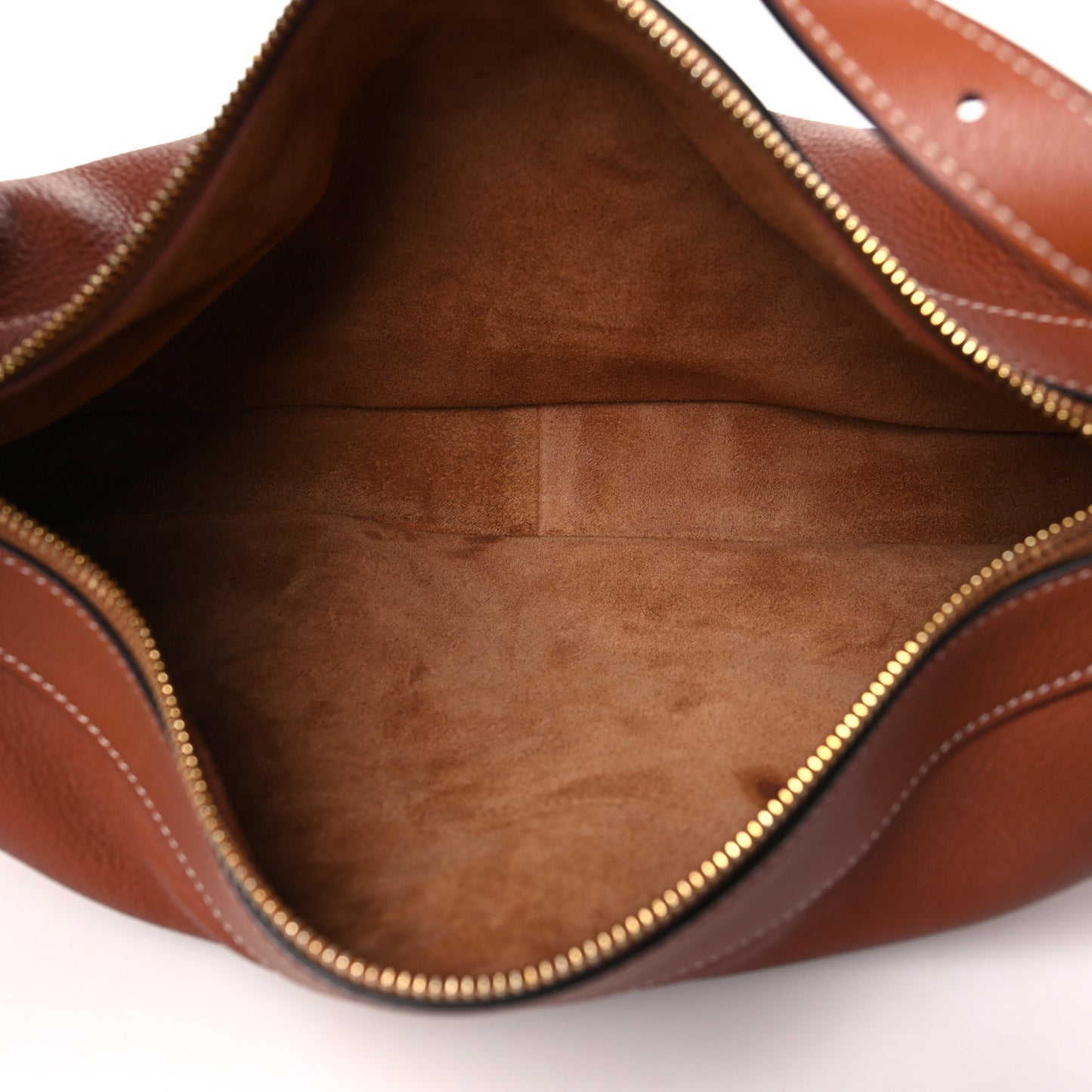 Supple Calfskin Medium Romy Shoulder Bag Tan