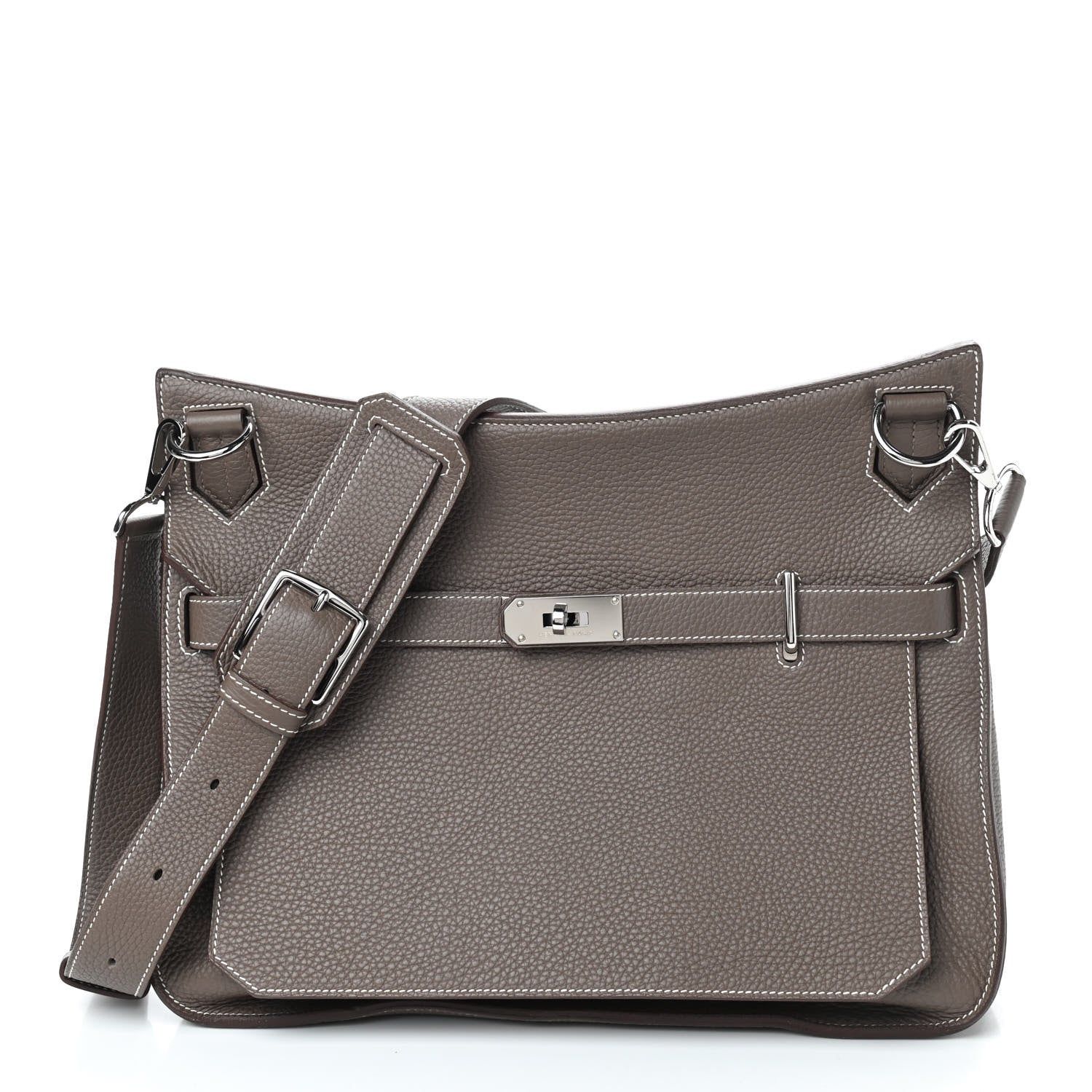 Hermes Taurillon Clemence Jypsiere 37 Etoupe 1 of 8