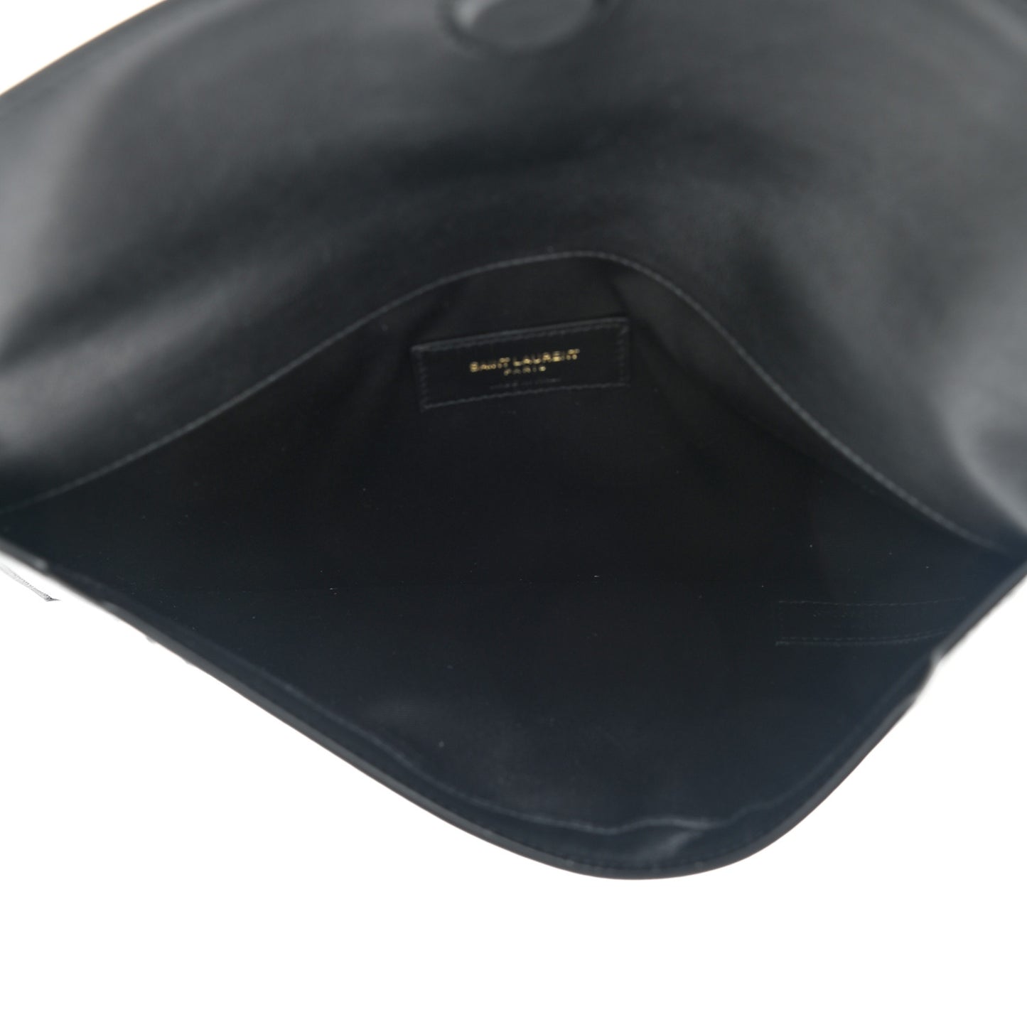 Canvas Striped Uptown Pouch Beige Black