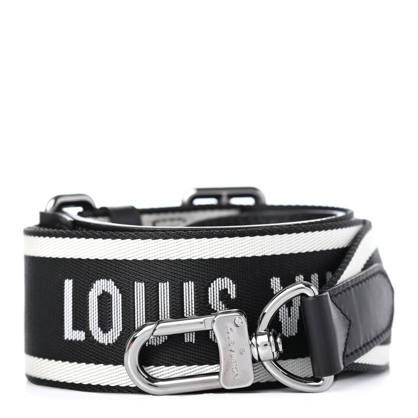 Monogram Multi Pochette Accessories Shoulder Strap Black Ivory