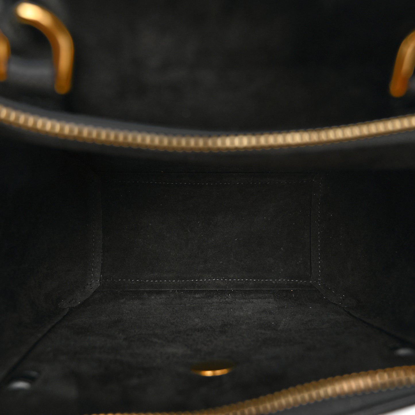 Grained Calfskin Nano Belt Bag Black