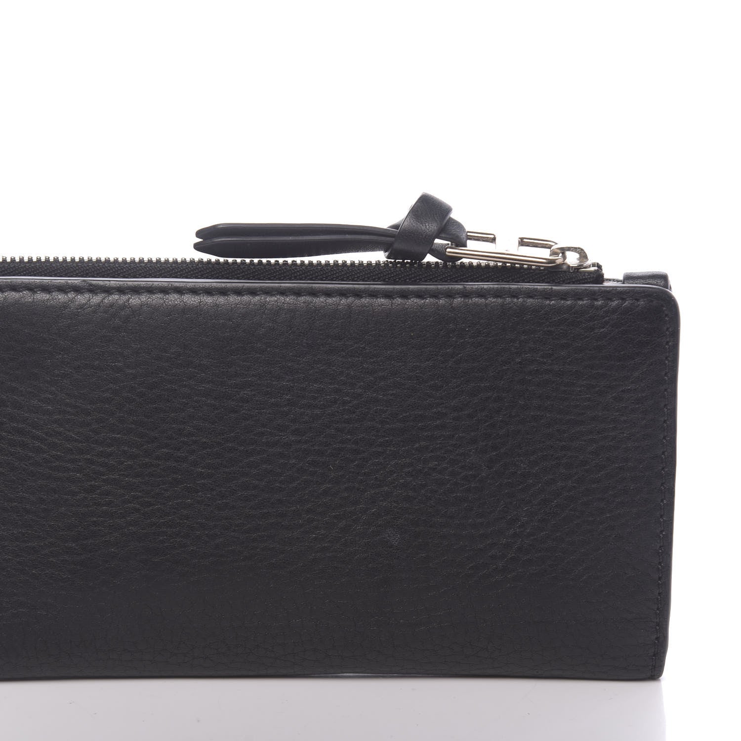 Burberry Grainy Calfskin Zip Wallet Black 9 of 9