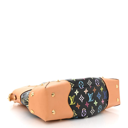 Louis Vuitton Monogram Multicolor Judy MM Black 4 of 9