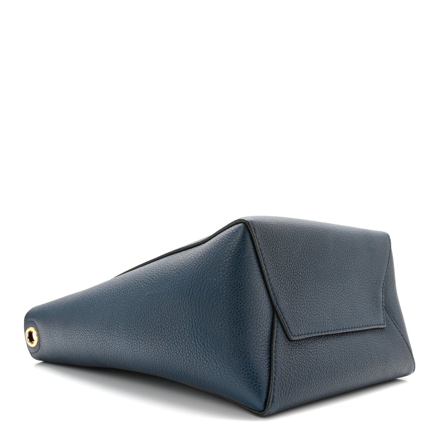 Celine Soft Grained Calfskin Small Sangle Bucket Bag Abyss Blue 3 of 8