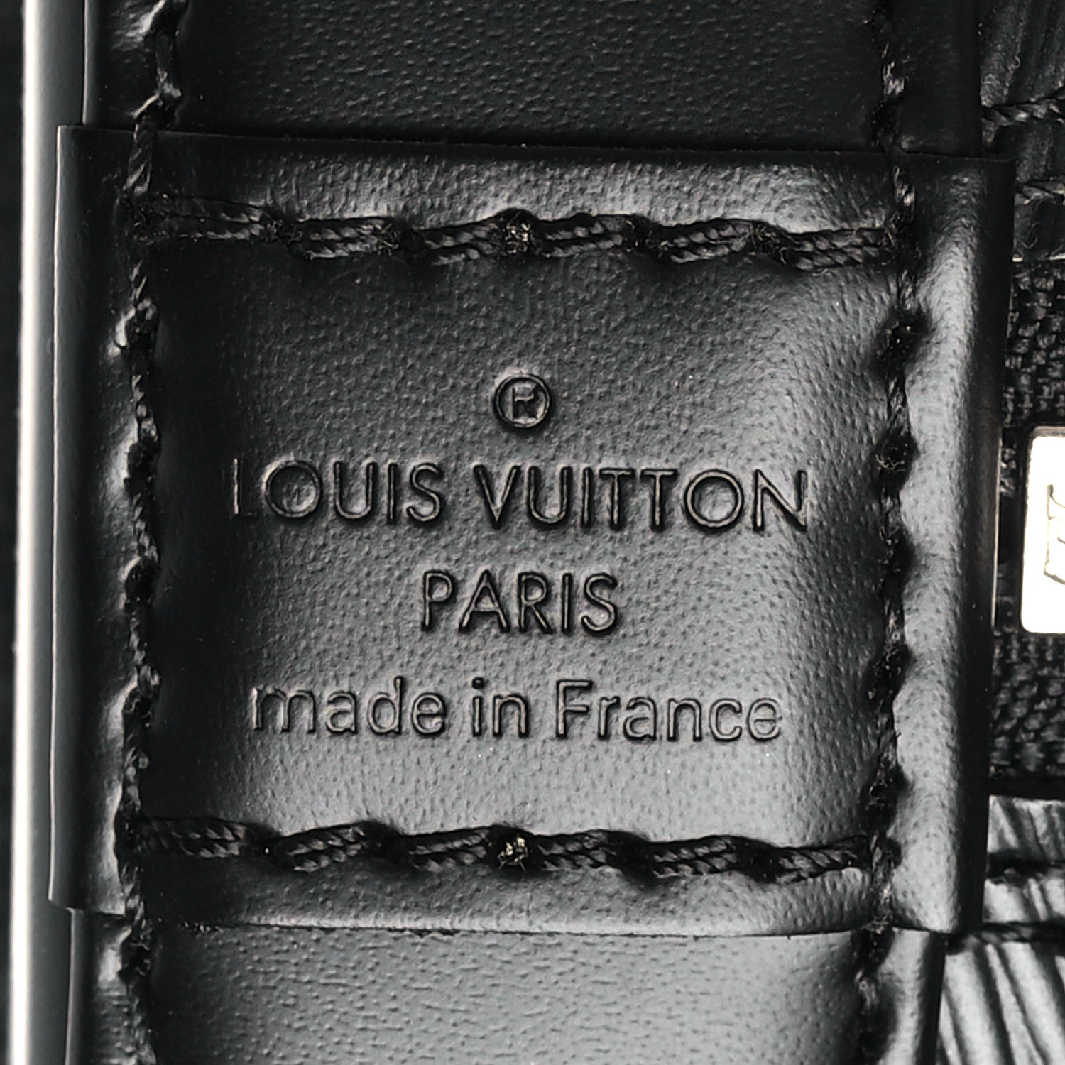 Louis Vuitton Epi Alma BB Black 6 of 10