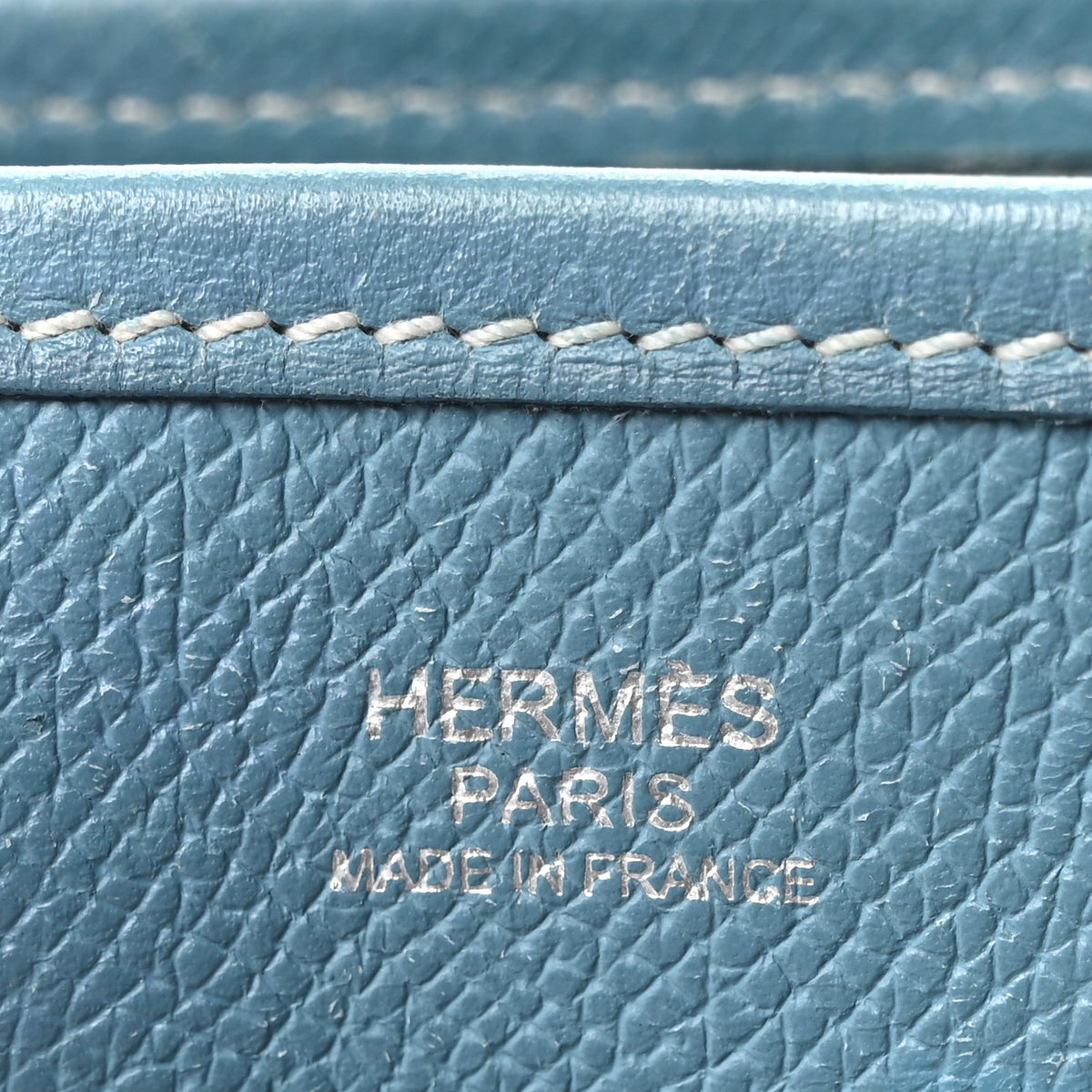 Hermes Epsom Evelyne PM Blue Jean 6 of 10