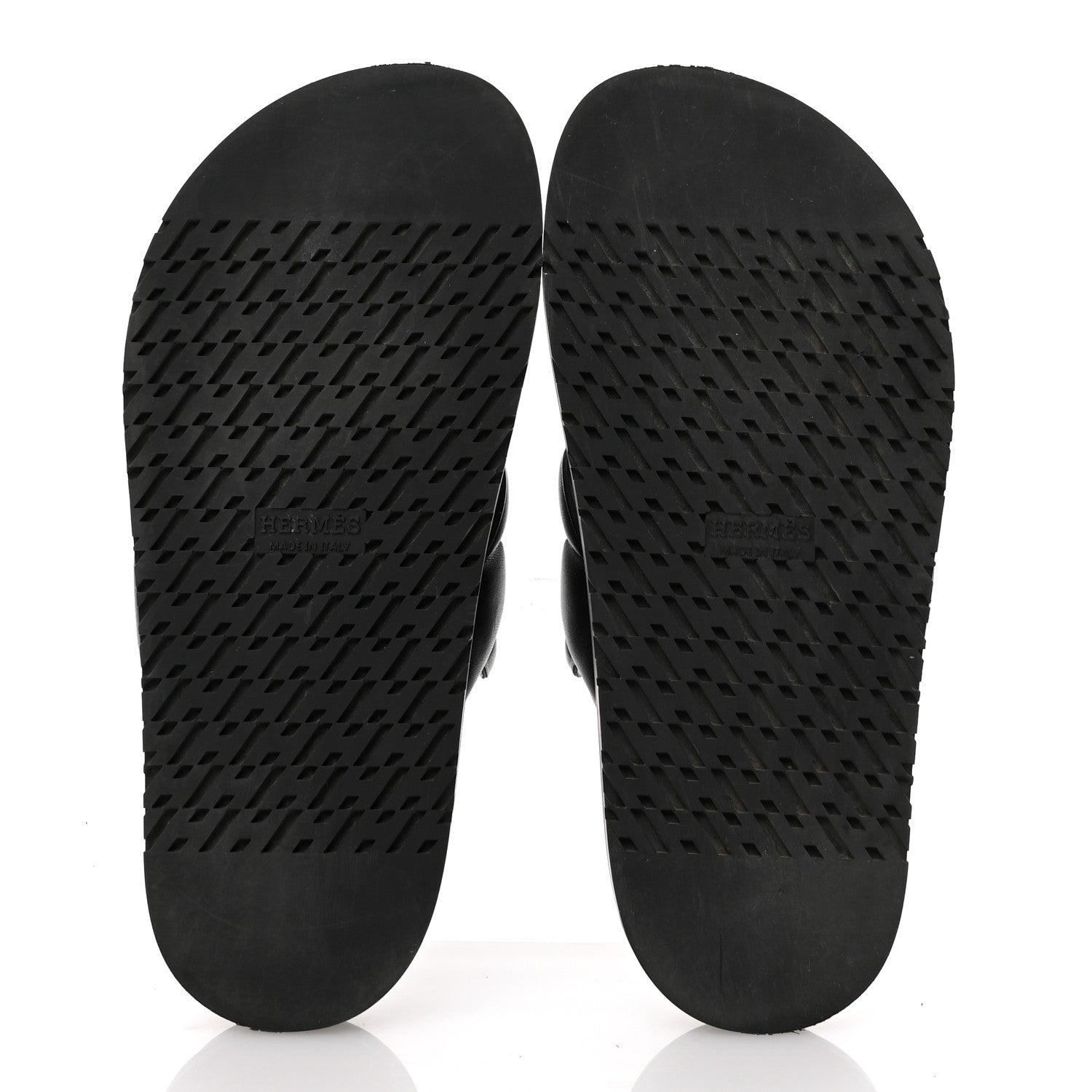 Hermes Nappa Extra Sandals 35.5 Black 6 of 10