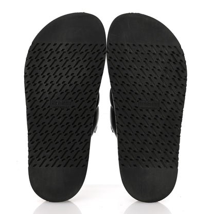 Hermes Nappa Extra Sandals 35.5 Black 6 of 10