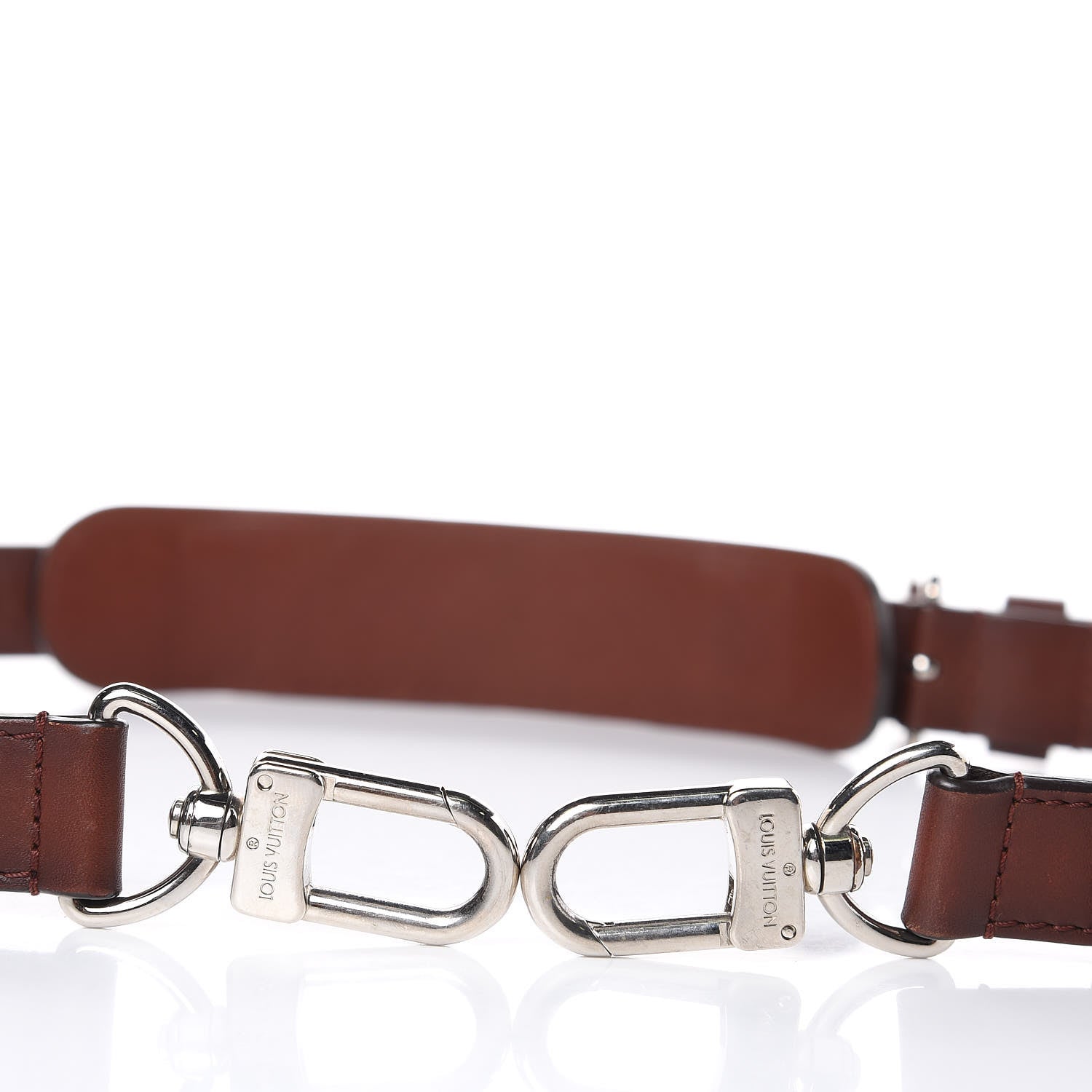 Louis Vuitton Calfskin Adjustable Strap Brown 4 of 6