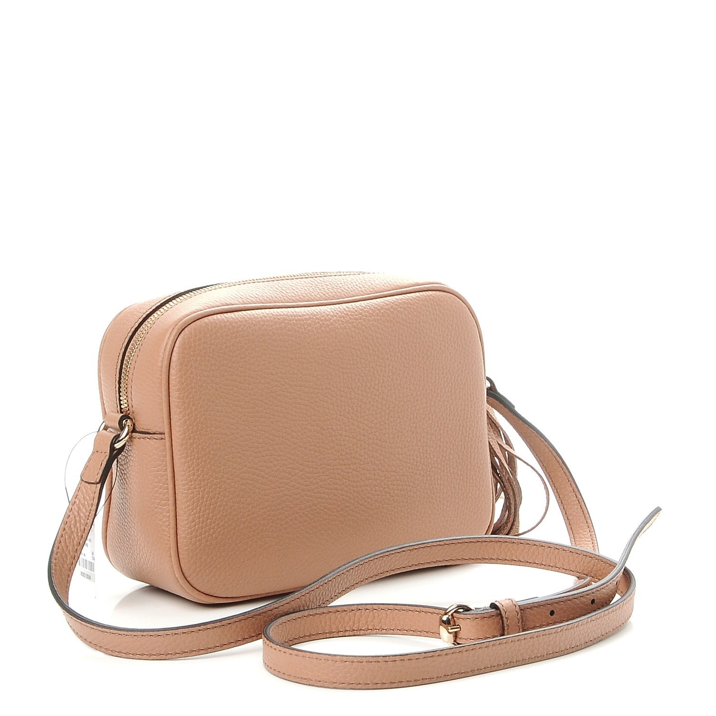 Pebbled Calfskin Small Soho Disco Bag Camelia