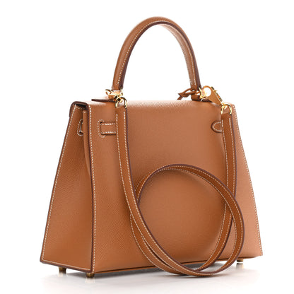 Hermes Epsom Kelly Sellier 25 Gold 2 of 10