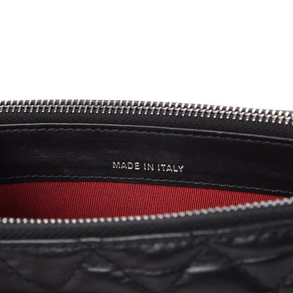 Chanel Aged Calfskin Quilted Small Gabrielle Clutch With Chain Black 9 of 11