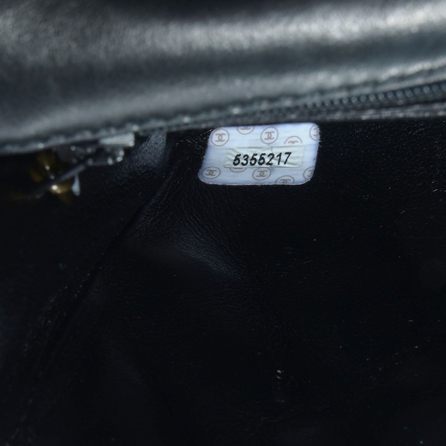 Chanel Lambskin Mini Square Flap Black 9 of 10