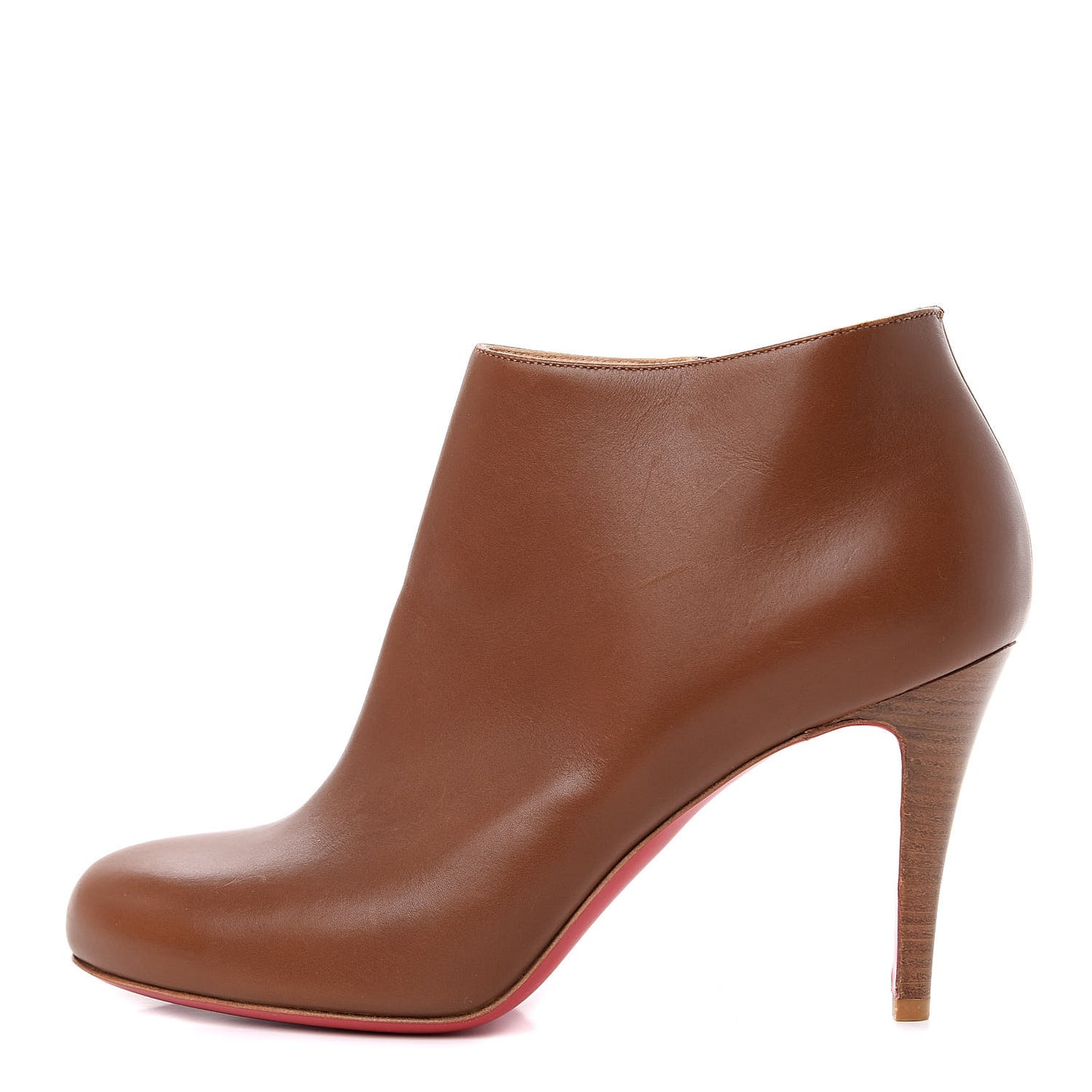 Calfskin Belle 85 Ankle Boots 37.5 Brown