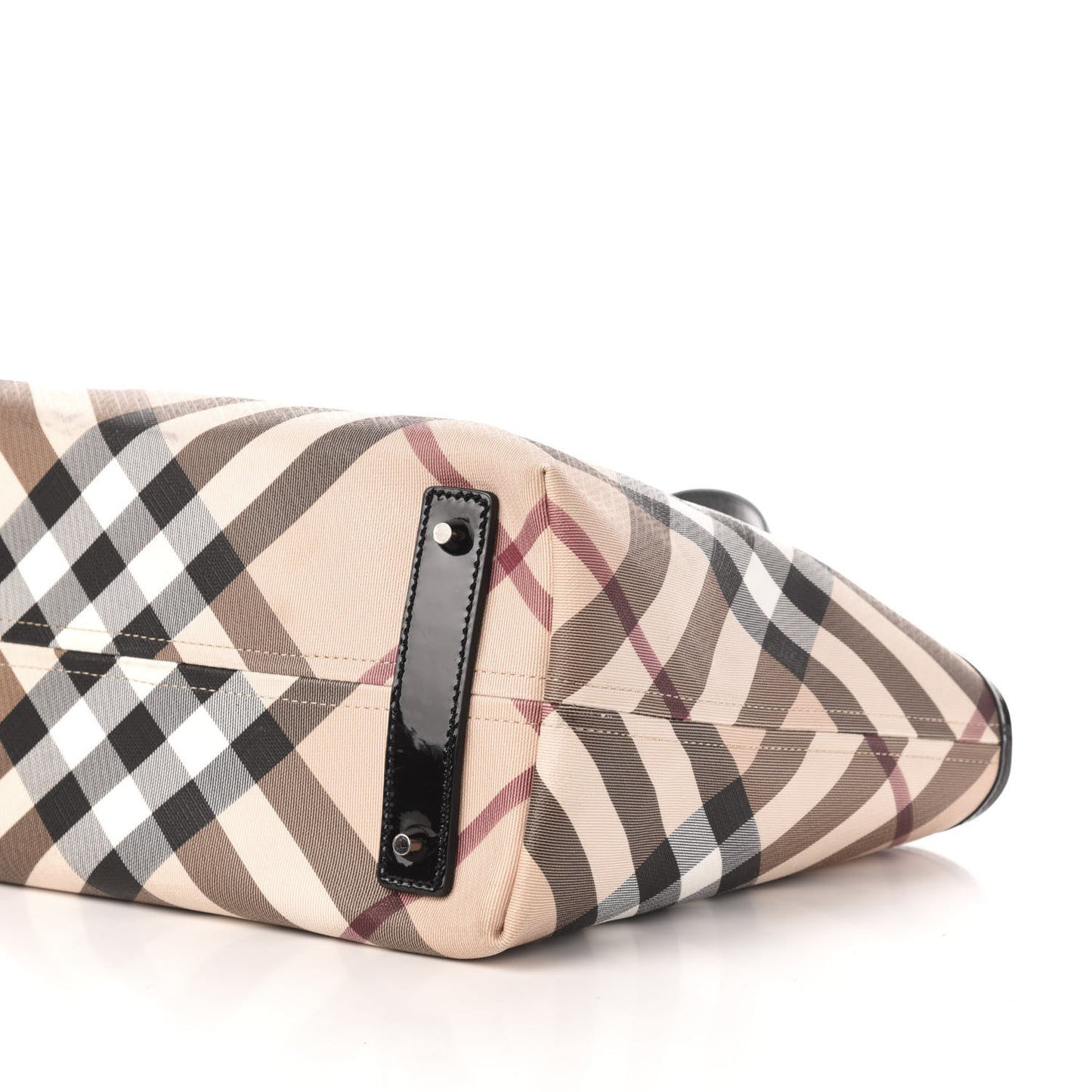 Nova Check Small Nickie Tote Black