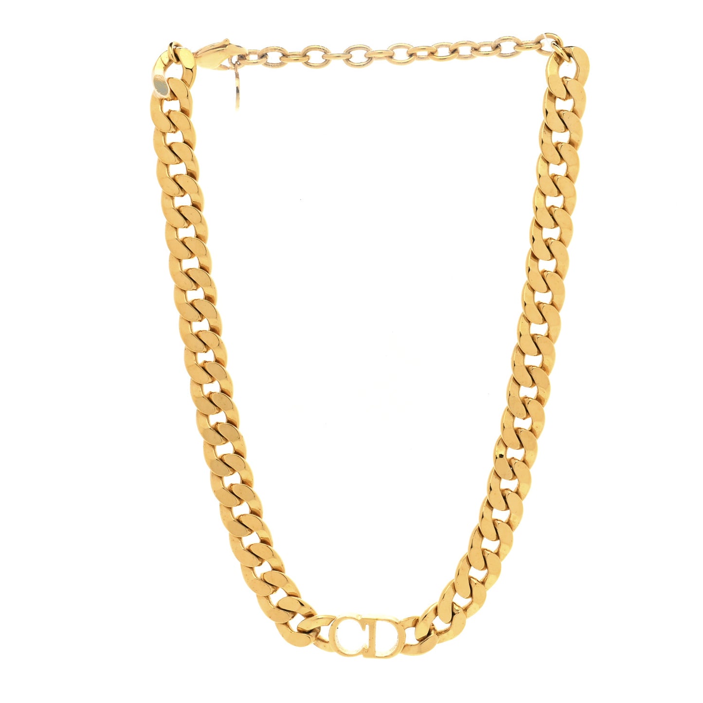 Metal Danseuse Etoile Chain Choker Necklace Gold