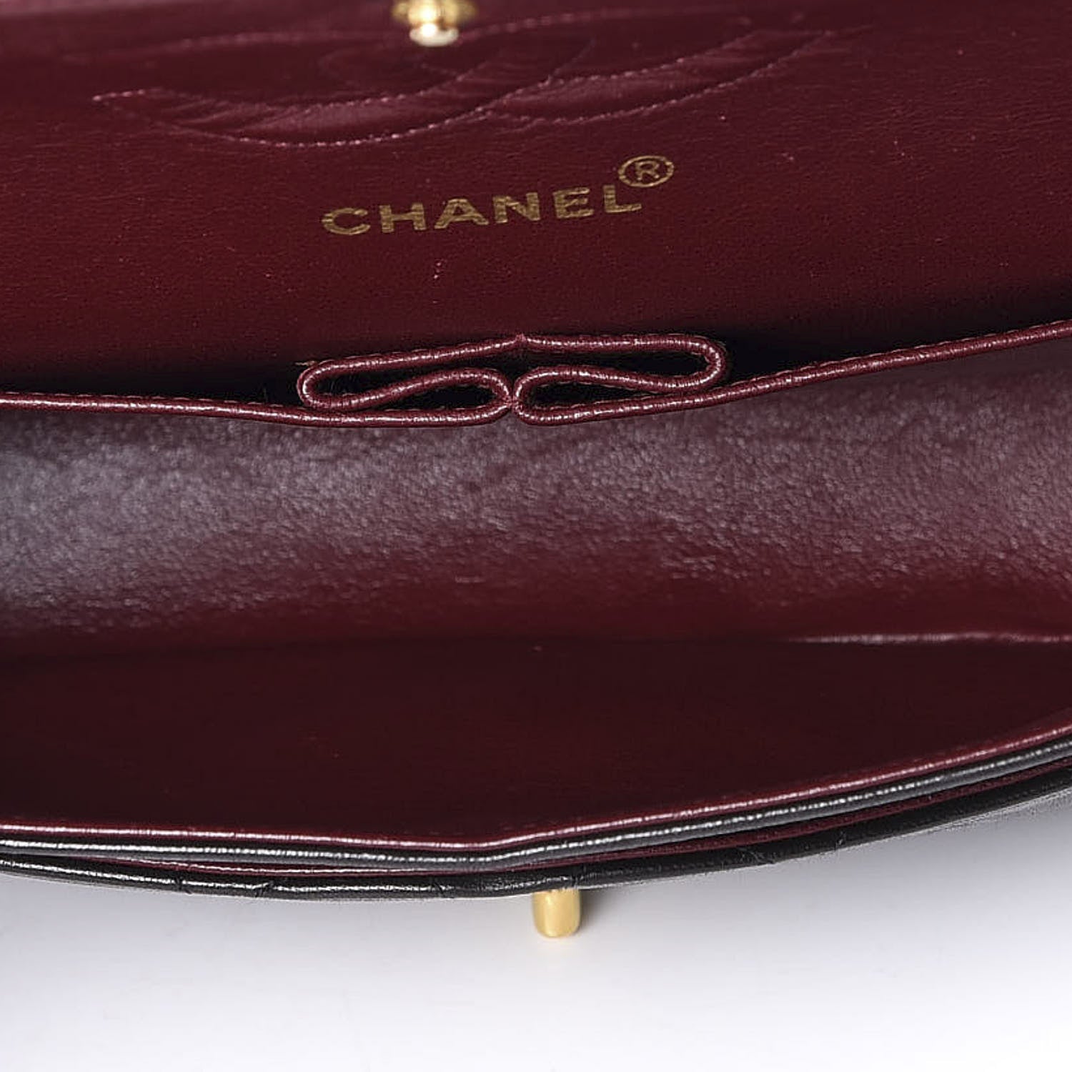 Chanel Lambskin Quilted Medium Double Flap Black 5 of 10