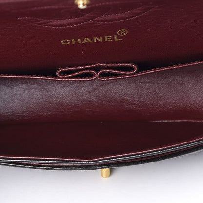 Chanel Lambskin Quilted Medium Double Flap Black 5 of 10