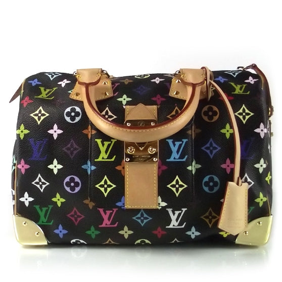 Monogram Multicolor Speedy 30 Black