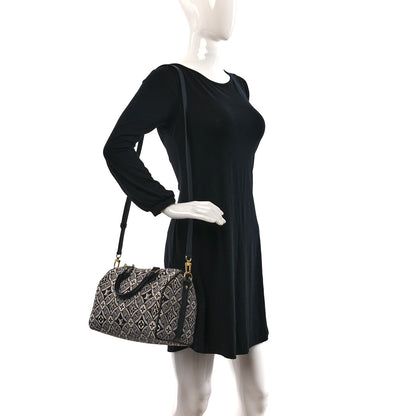 Louis Vuitton Jacquard Since 1854 Speedy Bandouliere 25 Grey 2 of 8