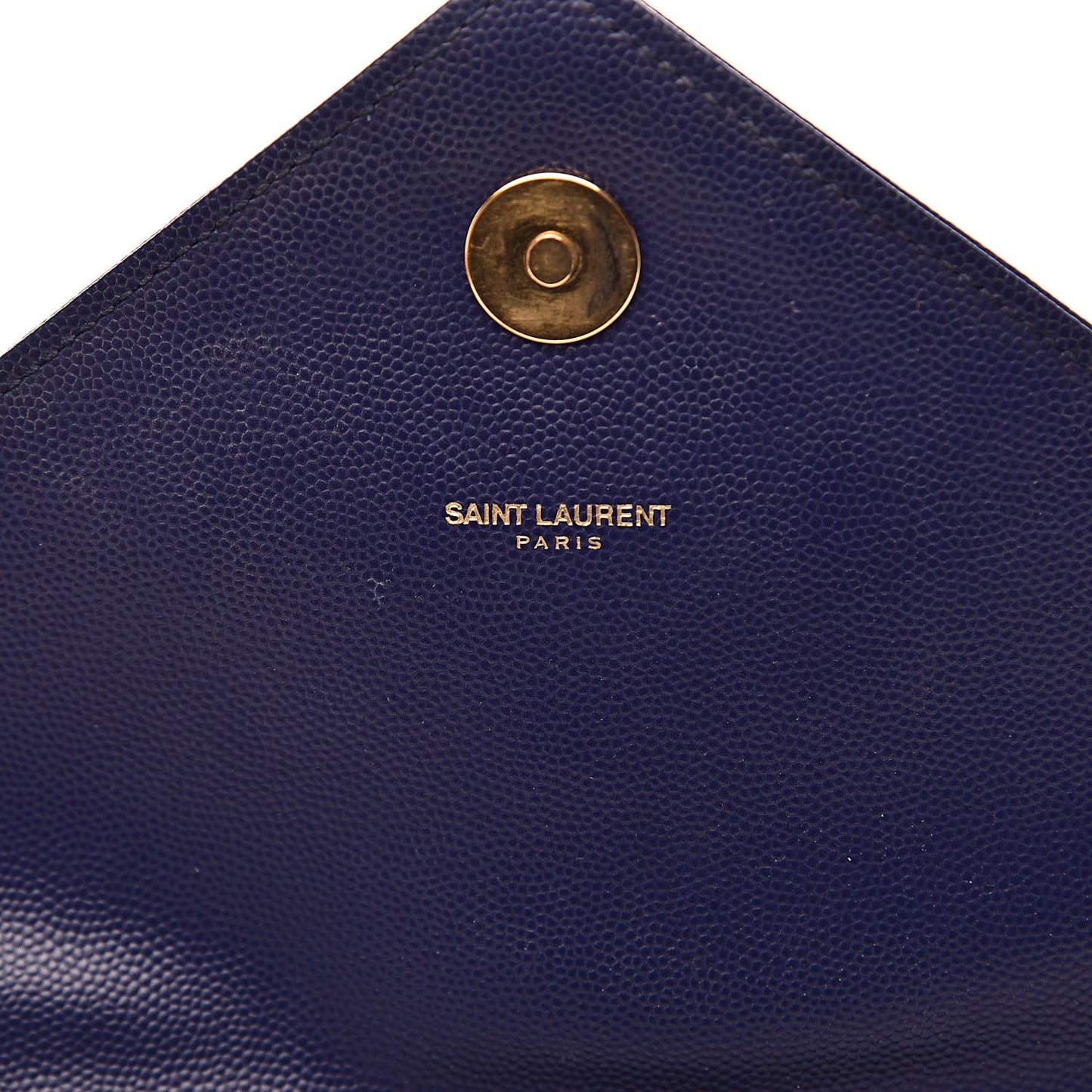Grain De Poudre Matelasse Chevron Large Monogram Satchel Blue