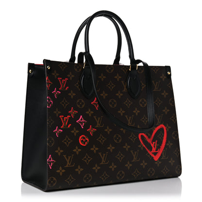Louis Vuitton Monogram Fall In Love Onthego MM 3 of 11