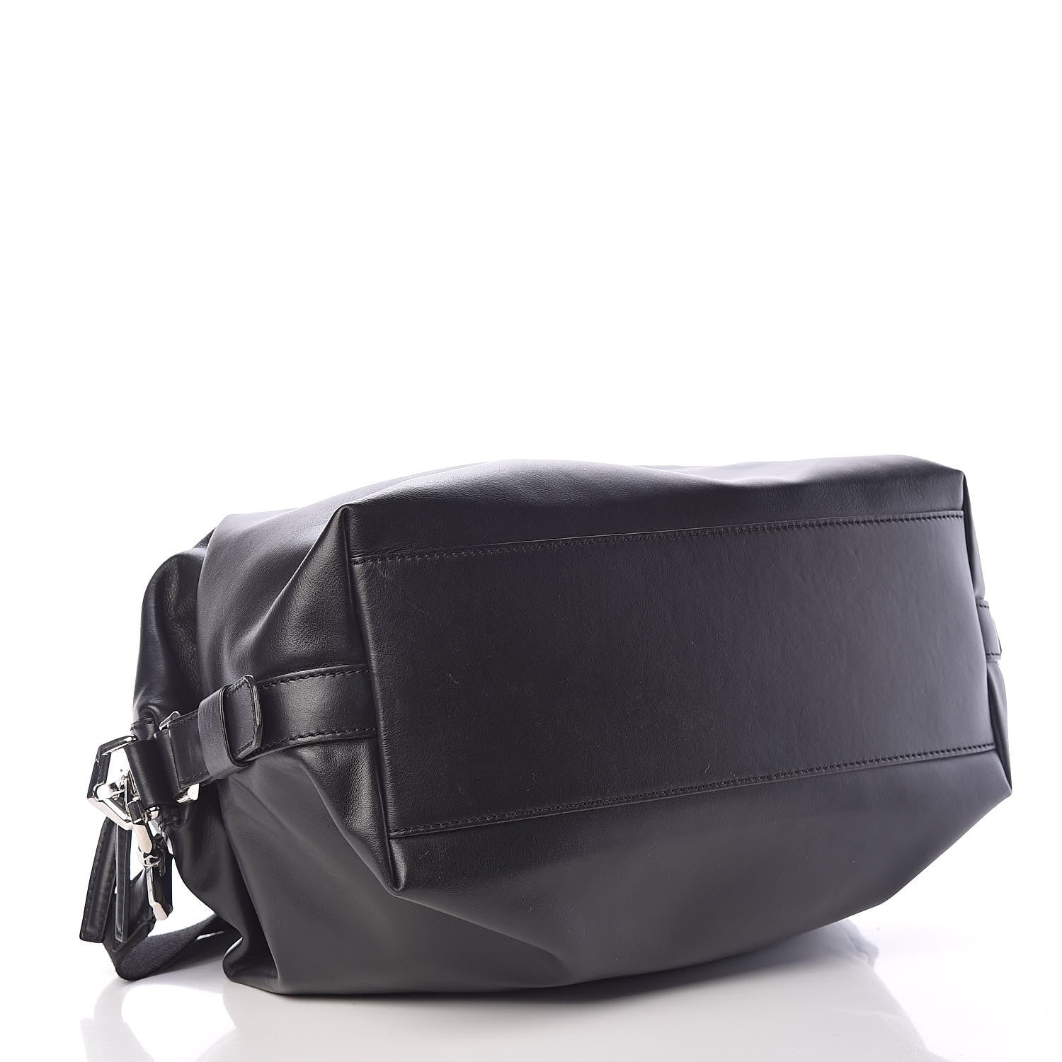Givenchy Waxed Calfskin Medium Nightingale Logo Strap Black 4 of 11