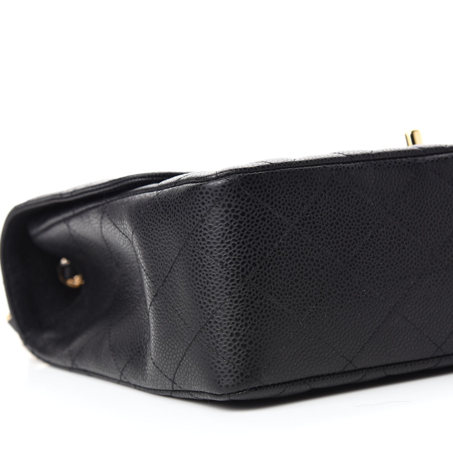 Chanel Caviar Quilted Jumbo Single Flap Black 6 of 11