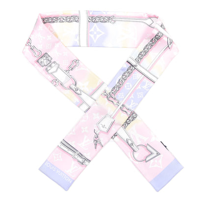 Louis Vuitton Silk Monogram Escale Confidential Bandeau Pink 1 of 5