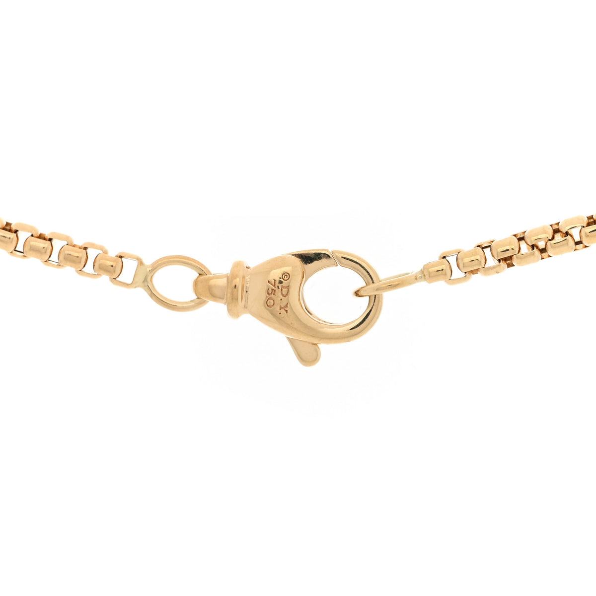 18K Yellow Gold 2.5mm Box Chain Necklace 26"