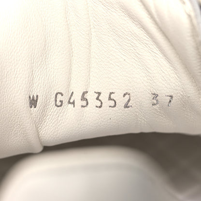 Chanel Cotton Sneakers 37 Pink White 11 of 17