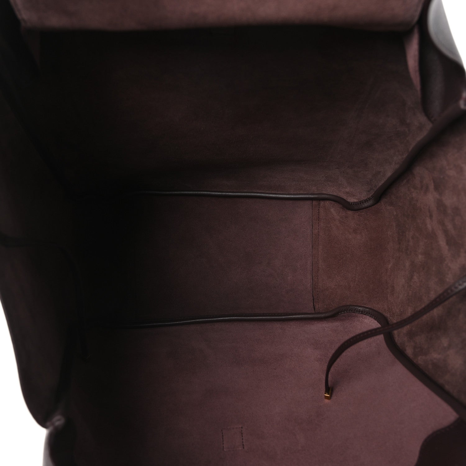 Saint Laurent Grained Deerskin Bea Tote Dark Currant 5 of 10