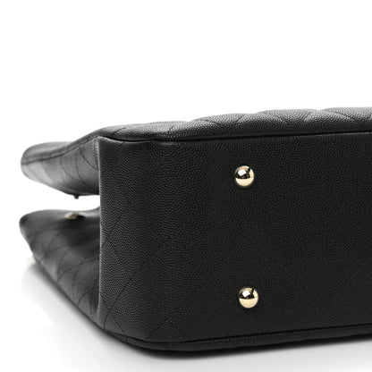 Chanel Caviar Quilted Large Shopping Tote Black 9 of 10
