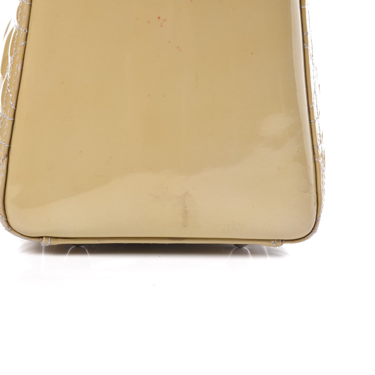 Christian Dior Patent Cannage Large Lady Dior Beige 12 of 16