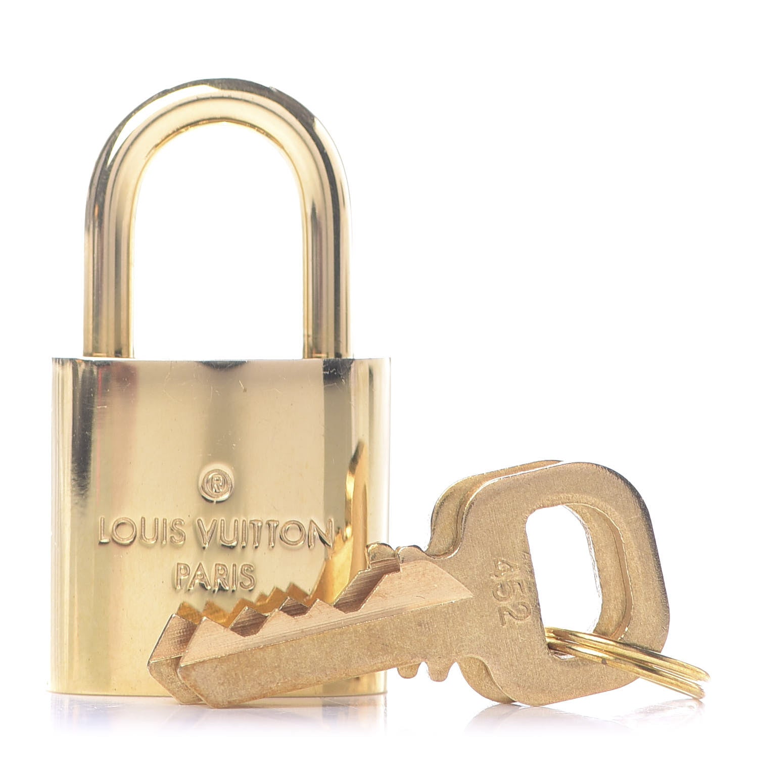Louis Vuitton Brass Lock and 2 Keys Set #452 1 of 5