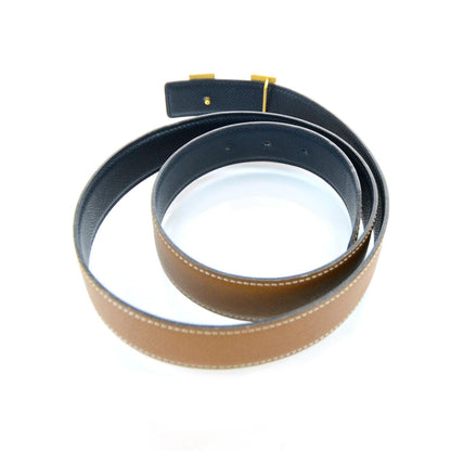 Hermes Epsom Reversible H Belt 90 Gold Black 2 of 6